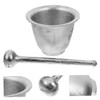 ABOOFAN 1Set Manual Garlic Spice Crusher with Pestle Ergonomic Potato