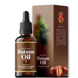 Aceite de batana para el crecimiento del cabello, aceite de batana 100% orgánico de Honduras con romero, mejora la nutrición del cabello y la piel, re
