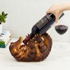 TRUE Amazing Alligator Polyresin Wine Stand Bottle Holder, Brown, Holds