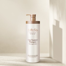 B The Salon Clinic Oily Large Capacity Shampoo 1L + Keratin Hair Pack 150ml / 비더살롱 크리닉 지성용 대용량 샴푸 1L + 케라틴 헤어팩 150ml