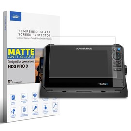 INNOSURE Premium Tempered Glass Screen Protector for Lowrance HDS PRO 9 Inch Touchscreen Fish Finders Accessories Anti Glare (Matte)