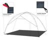 qeedo Quick Ash 2 Groundsheet, Tent Underlay, Protection Against Moisture