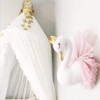 3D Wall Hanging Decoration Cute Crown Dress Swan Wall Art