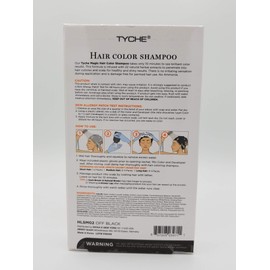 TYCHE Hair Color Shampoo (OFF BLACK)