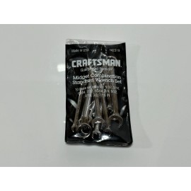 Craftsman NEW Craftsman Tools USA 10pc 42319 SAE Midget Ignition Wrench Set Original Pouch