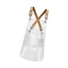 Rockible Transparent Waterproof TPU Apron - Unisex Adjustable Bib Apron
