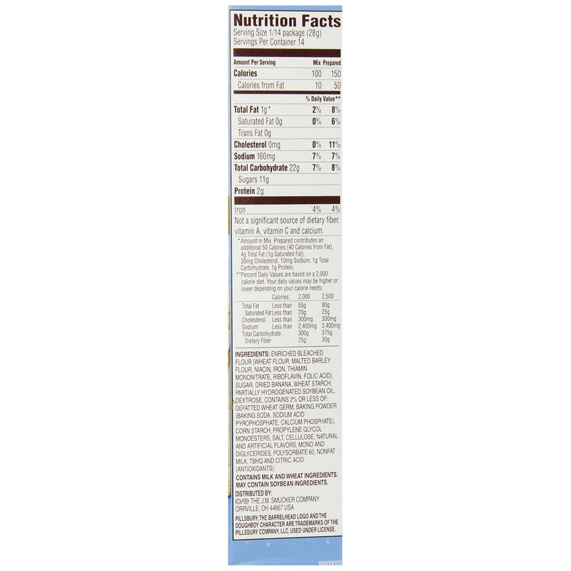 Pillsbury Quick Bread Mix, Banana, 14 oz