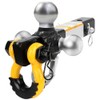MaxxHaul 51008 Tri-Ball Hitch with Hook & Rotatable D-Ring Shackle,