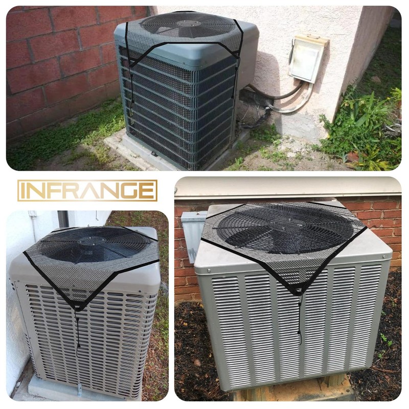 INFRANGE 32"x32" Mesh Air Conditioner Covers for Outside Units A/C