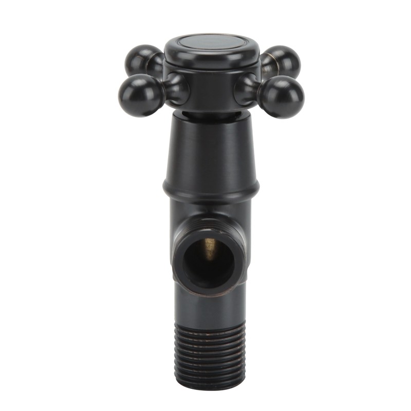 G1/2in Brass Hot and Cold Triangular Valve Water Stop Angle