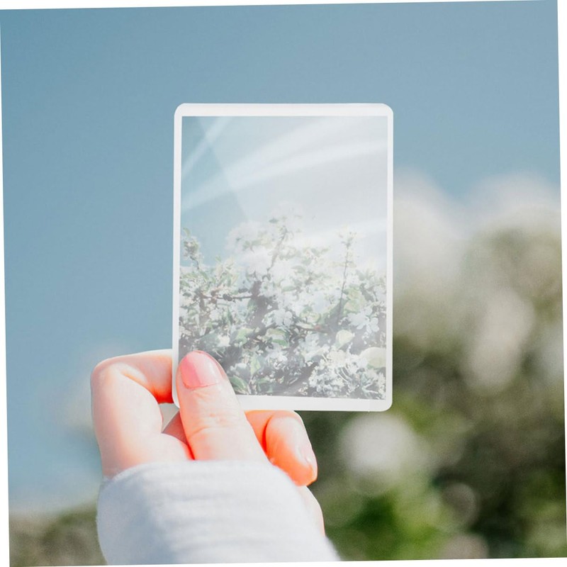 Tofficu 100sheets Laminating Film Thermal Laminating Pouches for Photos x