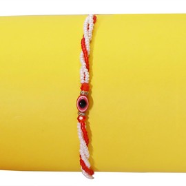 AYUSHNAIK Set of 1 EVIL Rakhi For Bhaiya, Bhabhi On Indian Rakhi Rakshabandhan Festival, Rakhi Threads/Rakhi Bracelets/Rakhi For Brother, Best Gift Rakhi Bands For Brother