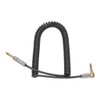 Curly Instrument Audio Guitar Cable Cord 1/4" Straight to Right