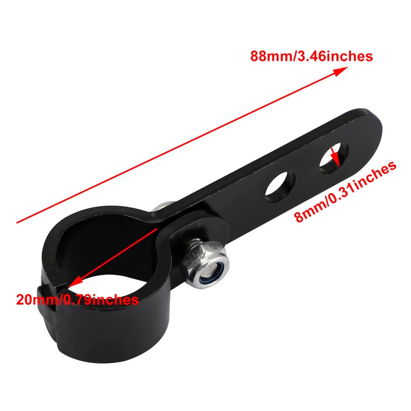 Artudatech Motorcycle Foot Side Stand Stand Assistant Extension Side Stand