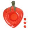 SUPVOX Inflatable Drink Holder, 4pcs Strawberry Drink Holder Floats for