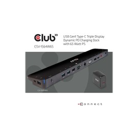 Club 3D CSV-1564W65 Docking Station