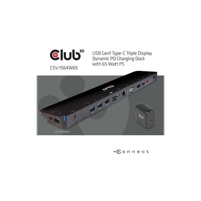 Club 3D CSV-1564W65 Docking Station