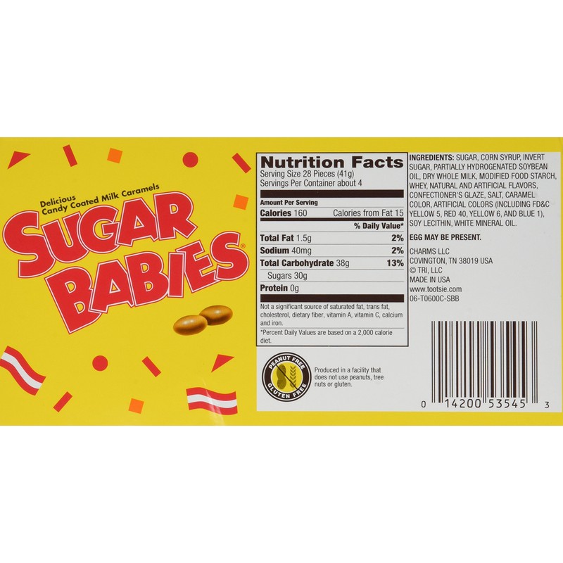 Pack of 2 - Sugar Babies Milk Caramels Candy(6 Oz)