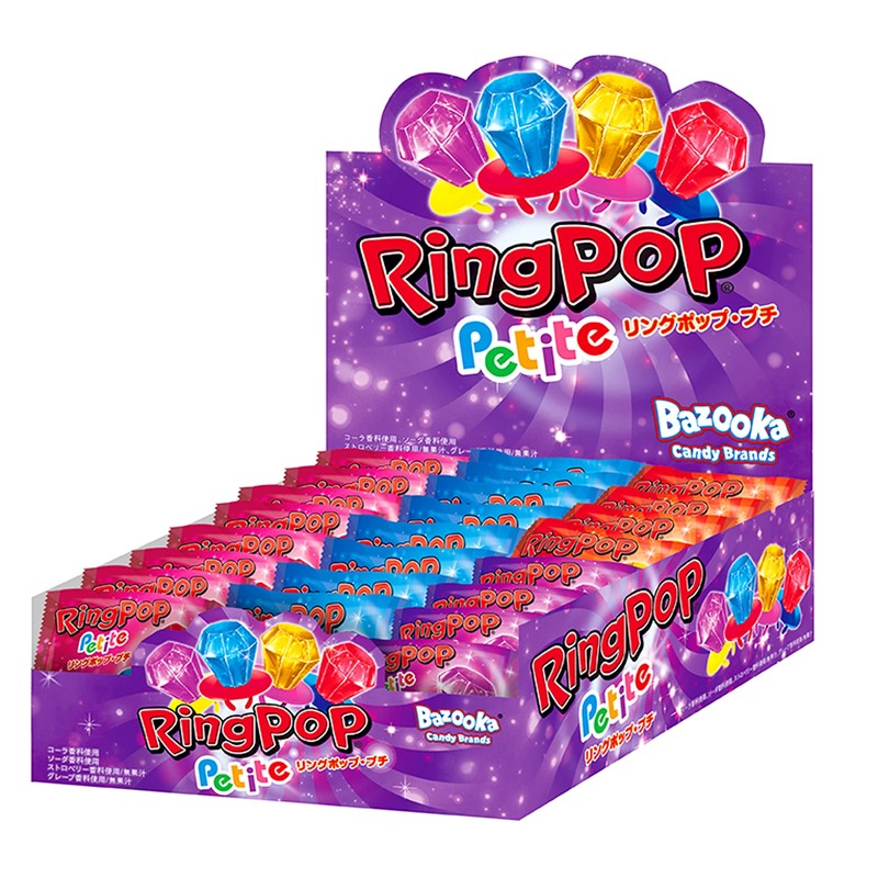 Montoile Bazooka Candy Brands Ring Pop Petite 0.4 oz (10
