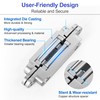 XMZ-DDUP 2Pcs 6 inch Hidden Door Hinges -Invisible Hinges for