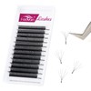 FADVAN Volume Eyelashes, 5D Cross Eyelash Extensions, Pre-Made Fan, Volume