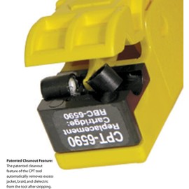 CablePrep Drop Stripping Tool, RG6/59 w/Stop, 1/4 x 1/4 Prep