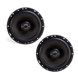 MB Quart ZK1-116 Z-Line Car Speakers (Black, Pair) – 6.5 Inch Coaxial Speaker System, 120 Watt, 2-Way Car Audio, Ceramic Coated Titanium Dome Tweeter, 4 OHMS