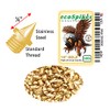 ecoSpikes Stainless Steel Track and Cross Country Spikes (1/4" Gold,