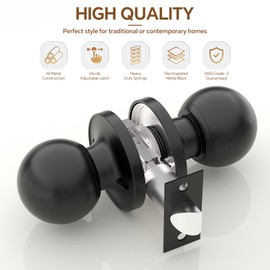 Ulecoce Keyless Entry Door Lock Deadbolt with Handle Set