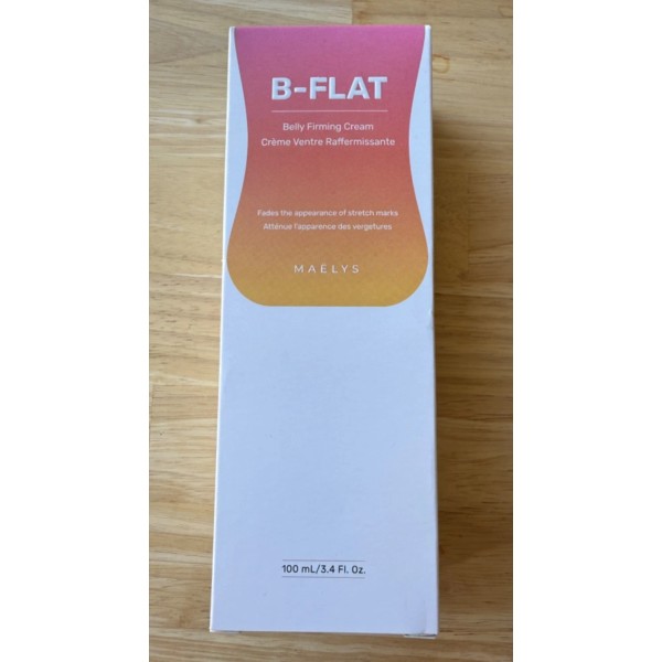 MAELYS B-FLAT Belly Firming Cream 100 ml NIB Fades the