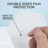 6 Pieces Hexagon Quilting Templates Set (1In,1.5In,2In,3In,4In,5In) with 1/4" Seam