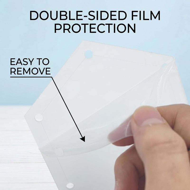 6 Pieces Hexagon Quilting Templates Set (1In,1.5In,2In,3In,4In,5In) with 1/4" Seam