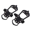 2pcs/set 10 Tooth Crampons Shoe Cover Rustproof Durable Mountaineering Ice
