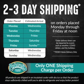 Pederson’s Farms, Organic Pork Bacon, Whole30 (4 Pack, Use/Freeze) 8oz – No Sugar Added, Uncured, Keto Paleo Diet Friendly, No Nitrites Nitrates, Made in the USA…