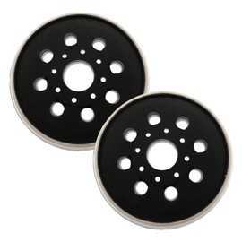 2 x Sanding Discs 125 mm Velcro Backing Pad for Bosch, Sanding Plate 125 mm with Velcro for Bos-ch PEX 220 A, GEX 125-1 AE, PEX 220 AE, Skil 7402/7490
