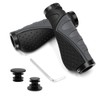 FAM STICKTILES Handlebar Grips, Ergonomic Handlebar Grips Double Aluminum Clamp