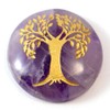 Amethyst Yggdrasil Tree of Life Pocket Stone