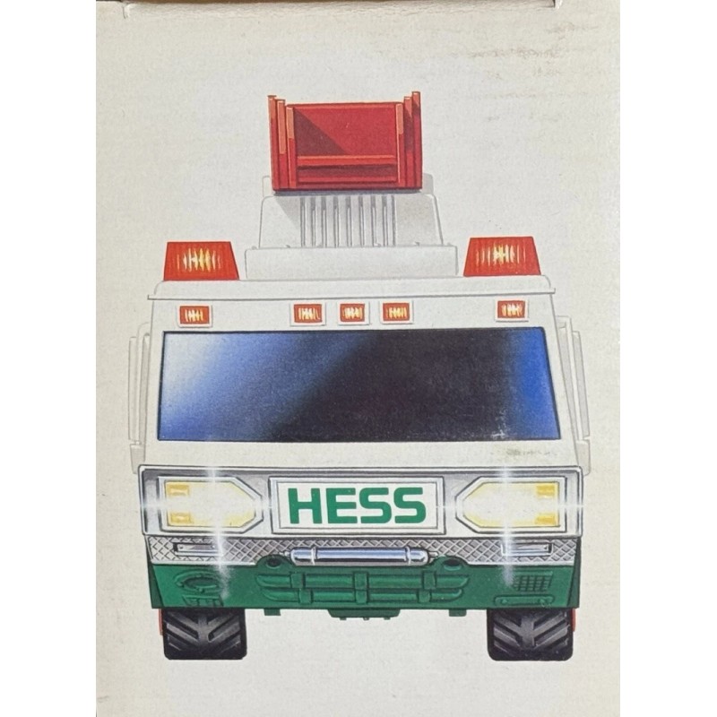 Hess Vintage Hess Emergency Truck Collectible Toy Gas Demo 1996