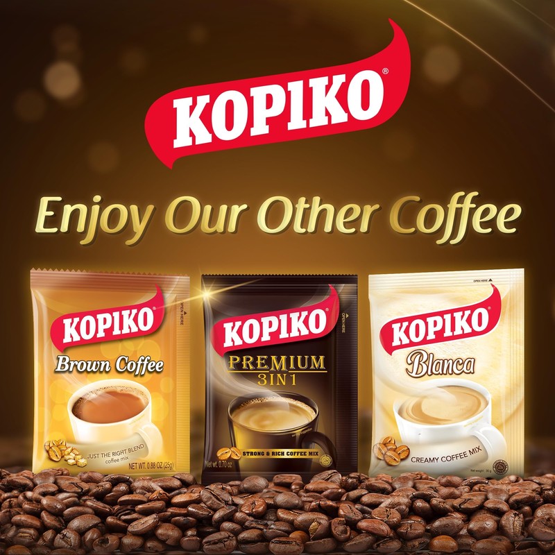 Kopiko Blanca Instant Coffee Mix – Authentic Indonesian Volcanic Coffee