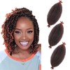 Traziewell Braids Extensions Hair Springy Afro Twist Crochet Hair 16