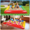 Inflatable Large Sandbox, Kids Thickened Foldable Sand Box with Pump