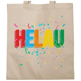 Shirtracer - Cotton Bag - Carnival & - Bags - Helau Alaaf Lettering Costume Kölle Fancy Dress I Fools, 5 natural white, Unit size