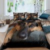 Feelyou German Shepherd Bedding Set 3D Animal Theme Duvet Cover