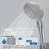 SANEI PS3501-81XA-CHA20-EC Large Metallic Shower Head, Plated, Large Shower Plating,