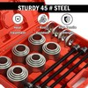 28PCS ProfessionalPress & Pull Sleeve Kit for Removing Bearings Bushes
