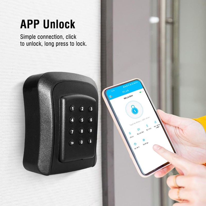 UCB Smart Key Lock Box, Bluetooth with APP Control, Lock