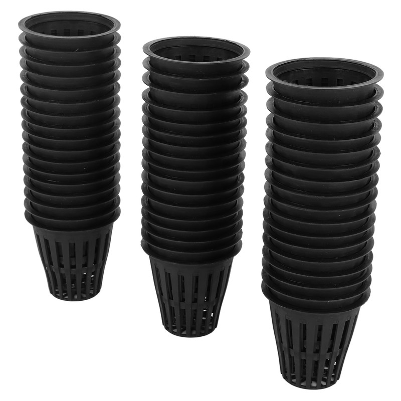 50Pcs Hydroponics Cups Lightweight Economy Net Pots 2 Inch Plastic