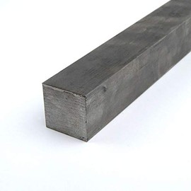316 Stainless Steel Square Bar, Unpolished (Mill) Finish, Annealed, 0.25" Height, 72" Length, OnlineMetals