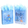 12.5" Medium Baby Gift Bags with Tissue Papers for Baby