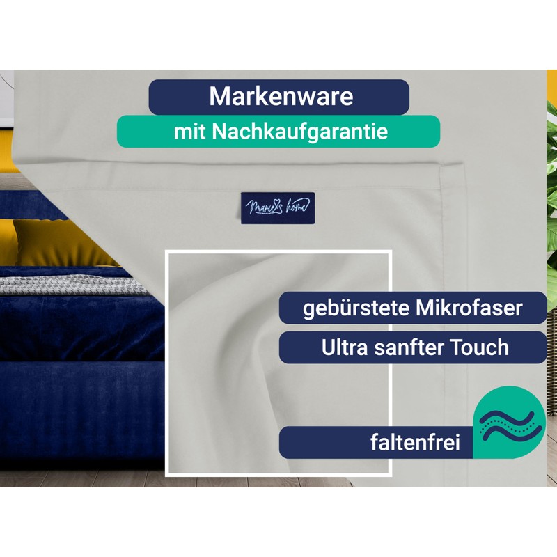 Marie´s Home Velvety Soft 1614.2354 Bed Sheet 180 x 275